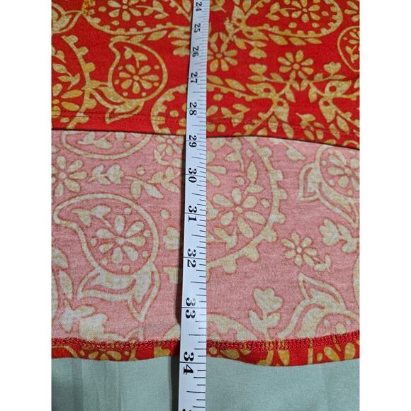 Lularoe 2xl women's red and orange tunic - Picture 8 of 8